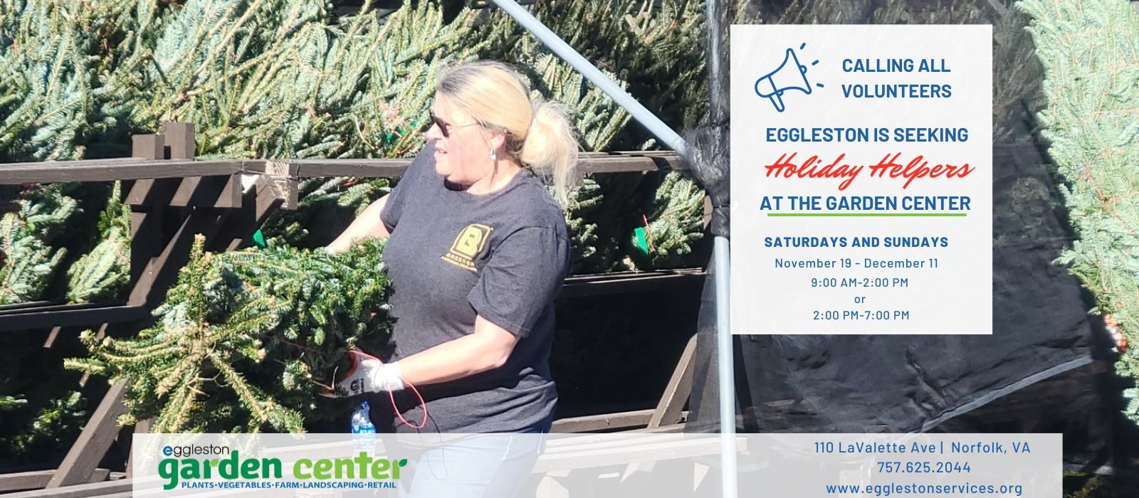 Volunteers: Holiday Helpers Needed Volunteers: Holiday Helpers Needed